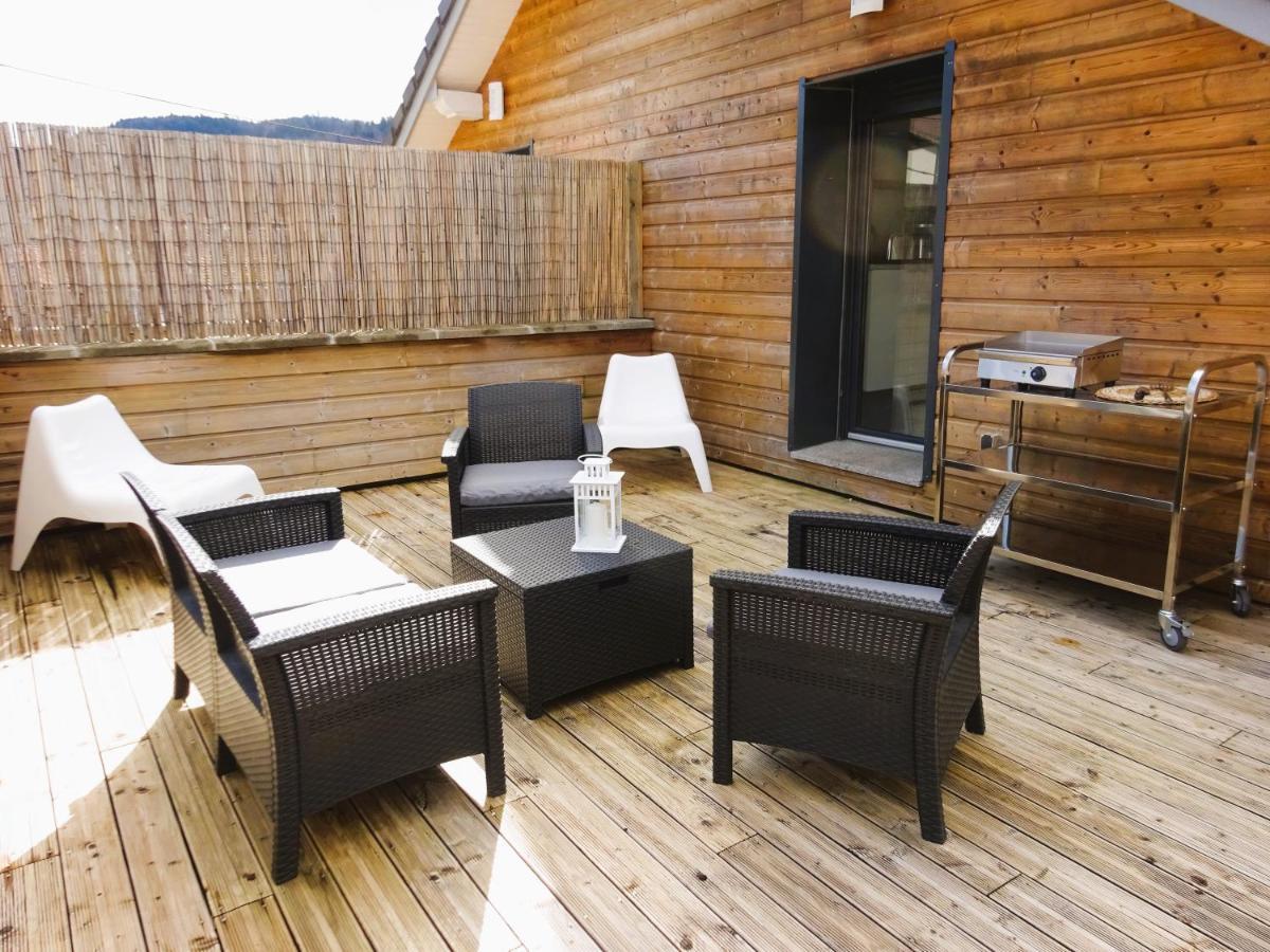 Studio Terrasse Le Thillot Exterior foto
